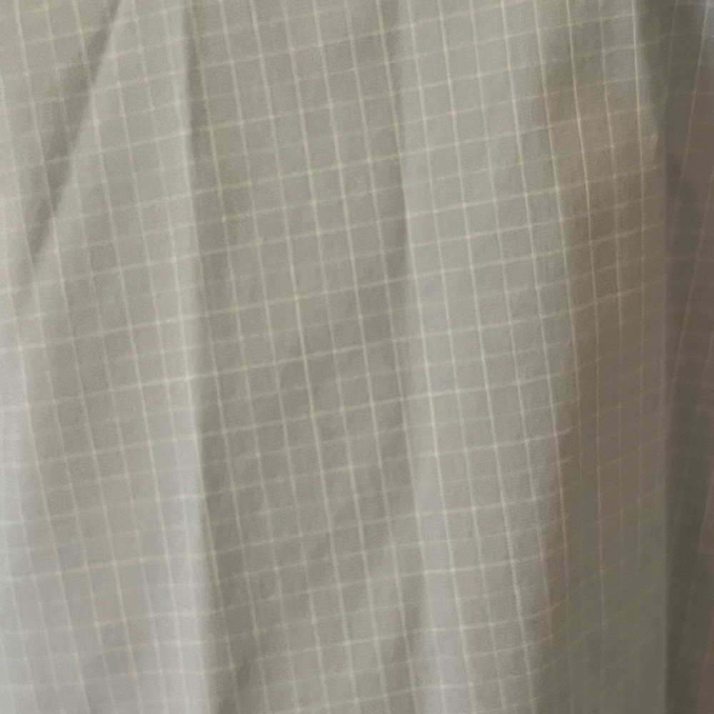 JCrew light blue grid pattern button down - Picture 3 of 3
